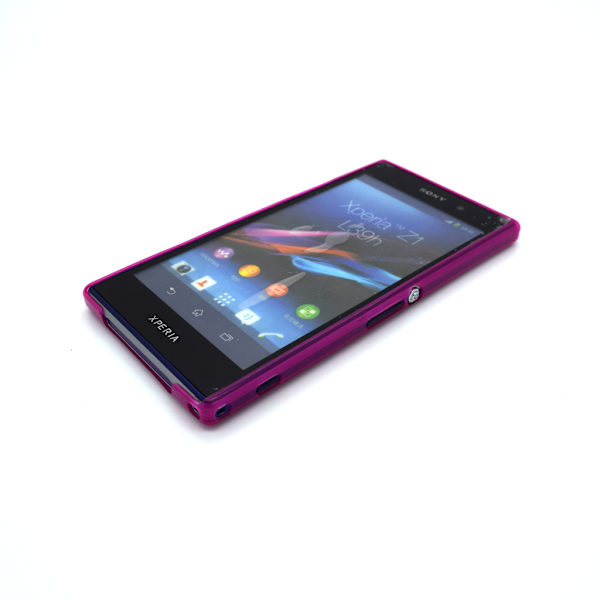 Sony Xperia Z1 L39h Skydd Skal Case Rosa Rosa