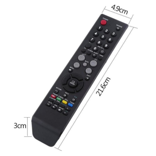 Universal fjärrkontroll för Samsung Smart TV BN59-00507A Svart one size