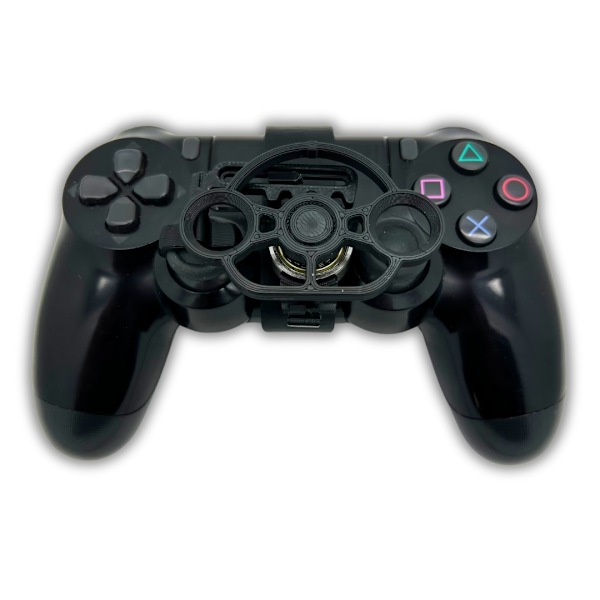 Mini gaming hjulstyrning tillbehör för PS4 Controller Svart M