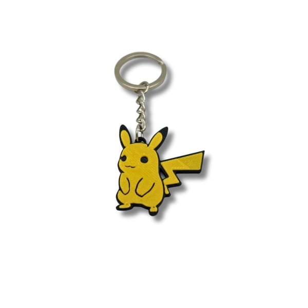 Pokemon Pikachu Charmander Squirtle Bulbasaur nyckelring Gul S