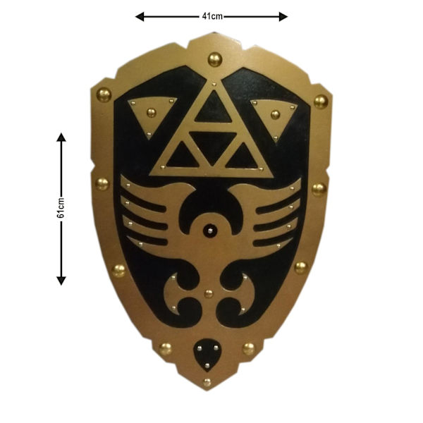 Trä Legend of Zelda Curved Shield SWE101 multifärg one size
