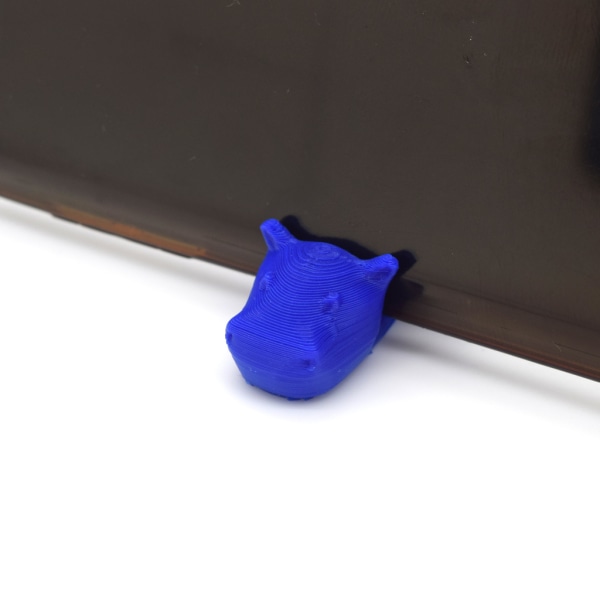 Nyckelring Mobilhållare Hippo Blå one size