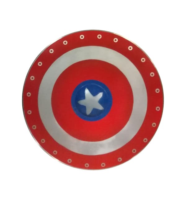 Captain America träsköld SWE155 multifärg one size