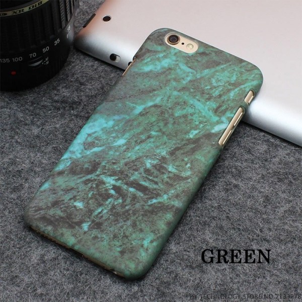 Iphone 6+/6S+ Plus Marble Skal Skydd Case Grön Grön