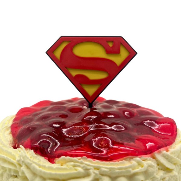 Födelsedagsfest Avengers cake topper dekoration Red M