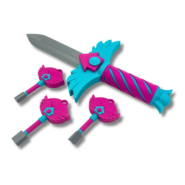Squid Game 3 nycklar och kniv Kurragömma - inte vass Grön
