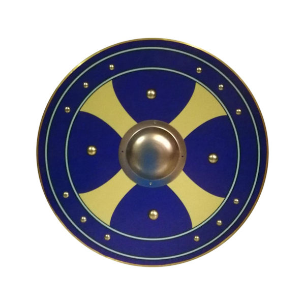Trä/metall Medeltida bas Viking Shield SWE159 multifärg one size