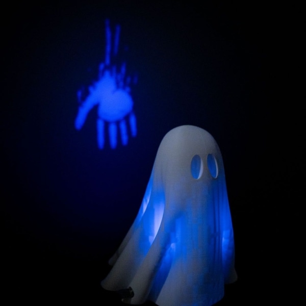 Halloween Ghost Projector festdekoration Grön M