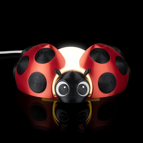 LadyBug - Bordslampa med G9 LED Röd M