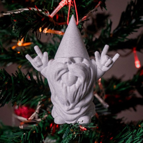 Julgran gnome hängande dekoration Vit M
