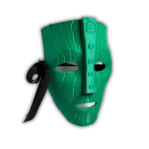 Cosplay Mask of Loki Halloweenfest The Mask Movie Grön L