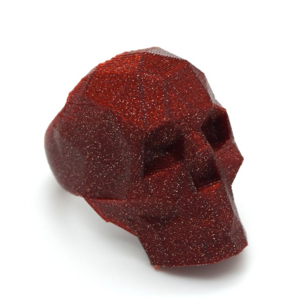 2x Skull Skeleton Par Ring Röd M