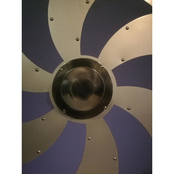 Trä / metall Medeltida läderbas Viking Shield SWE58 multifärg one size