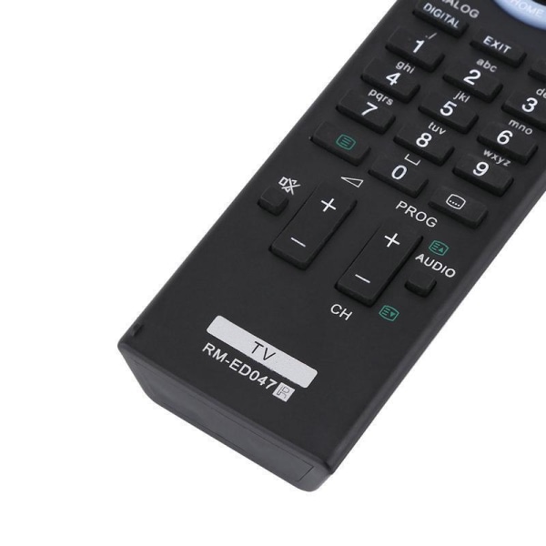Universal RM-ED047 fjärrkontroll för Sony TV Svart one size