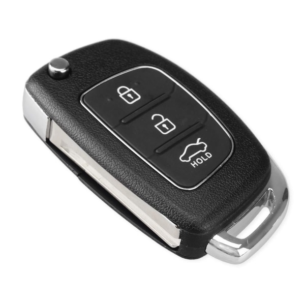 3 -knappen Solaris Santafe fjärrnyckelskal för Hyundai Svart one size