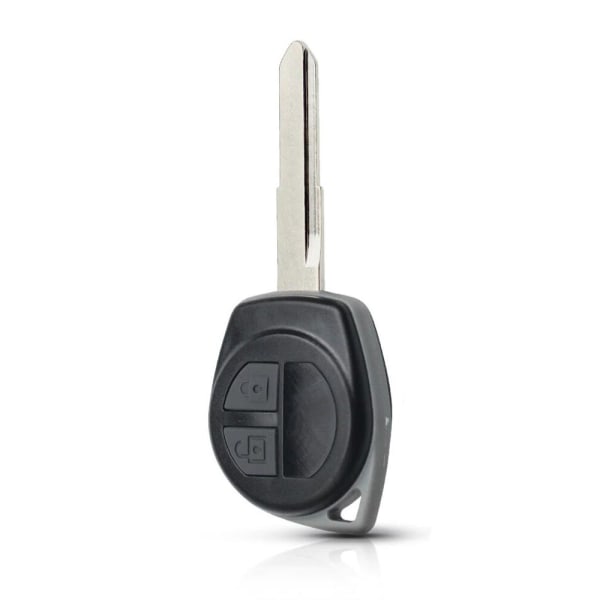 2 knappar bilnyckel ersättningsskal HU133R -blad för Suzuki Black HU133R Blade