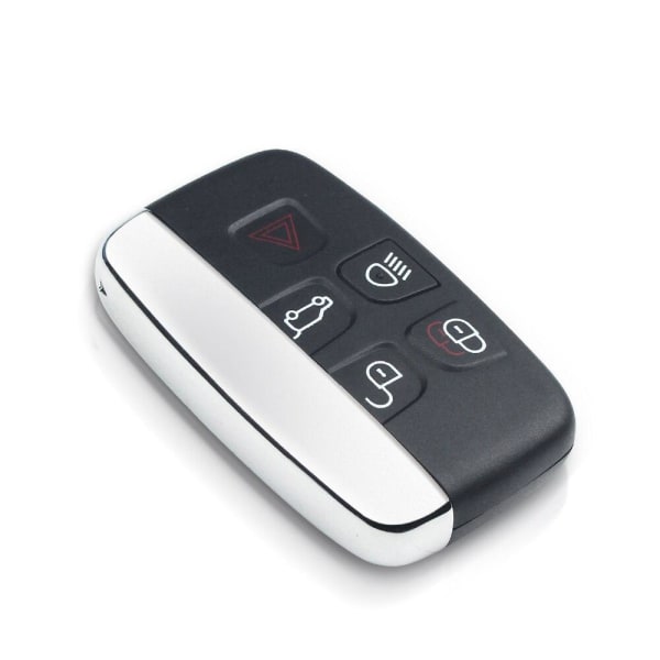 4 -knappens fjärrnyckelfodral för Jaguar Land Range Rover Svart one size