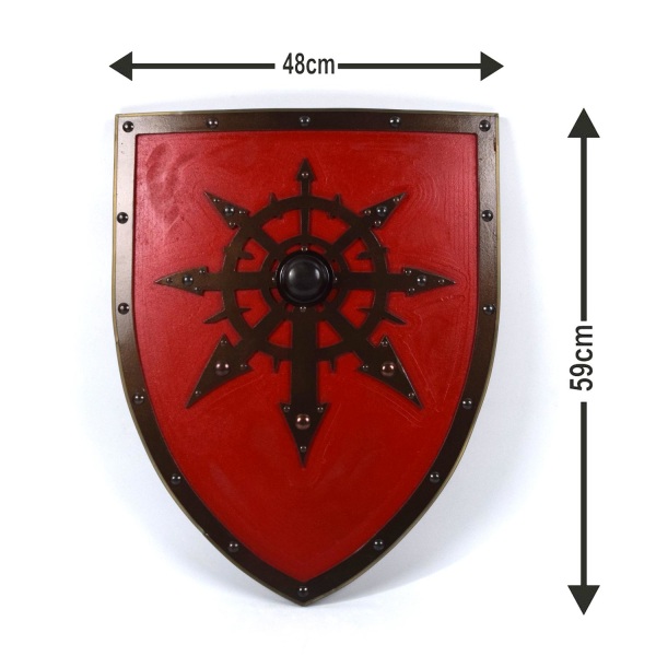 Symbol för kaos Böjd Viking träsköld SWE115 multifärg one size