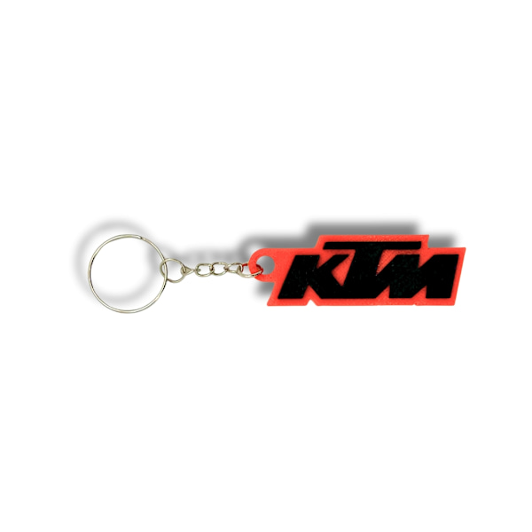 Nyckelring emblem tillbehör för KTM Svart M
