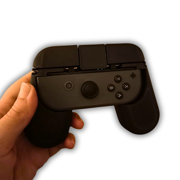 Controllergrepp kompatibelt med Joycon Nintendo Switch grå M