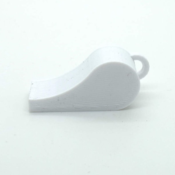 Visselpipa 2-pack PLA plast 118+ Db vit Vit M