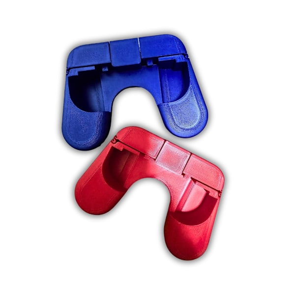 Controllergrepp kompatibelt med Joycon Nintendo Switch Vit M
