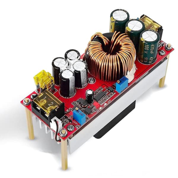 1500W DC-DC Boost -moduuli 12-48V - 24-72V 30A Säädettävä vakiojännite ja -virta sähköautolle