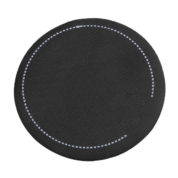 Svart Bastrumpedalhammare & 2st Runda Enkelpedal Patch Bastrum Patch