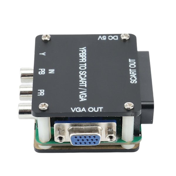 Ypbpr Til Scart Ypbpr Til Vga Komponent Transcoder Konverter Spillekonsol, Til Farveforskel Co