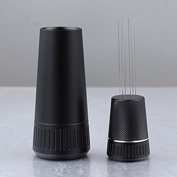 Kaffe Tamper Nål Rustfrit Stål Mesh Kaffe Løs Nål Legering Klud Nål Med Base Sølv