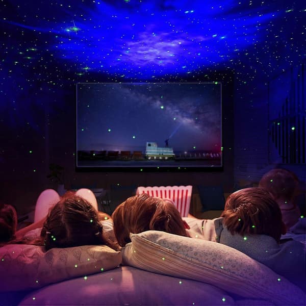 Stjärnprojektor, Galaxprojektor för sovrum, Fjärrkontroll & Tidsrymd