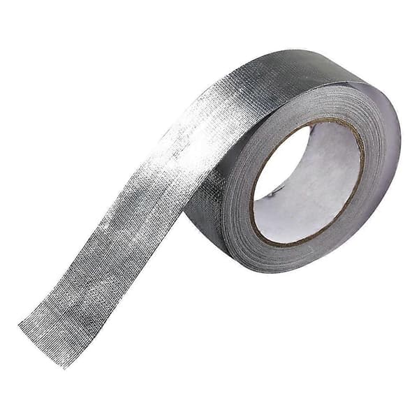 25m Auto Bil Eksosrør Aluminium Folie Varmeisolerende Tape Rull