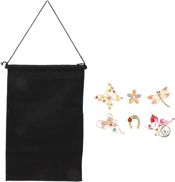 2 st Väggmonterad Broschnålsdisplay, Hängande Broschnål Organizer Broschdisplay Vägg Han