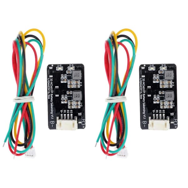 2 stk. 1.2a 3s Aktiv Equalizer Balancer Equalizer Modul - Lifepo4 Lithium Batteri Aktiv Balancer B