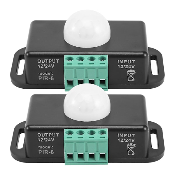 Bevægelsessensor Switch, 12v 24v Pir Sensor Led til Fleksible Led Strips Lys
