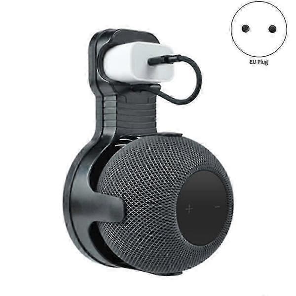 Væghylder til Homepod Mini, monteres uden rodede ledninger EU-stik B