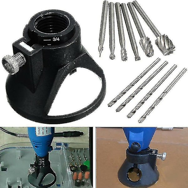 Dremel boreguide sæt med HSS fræsebits