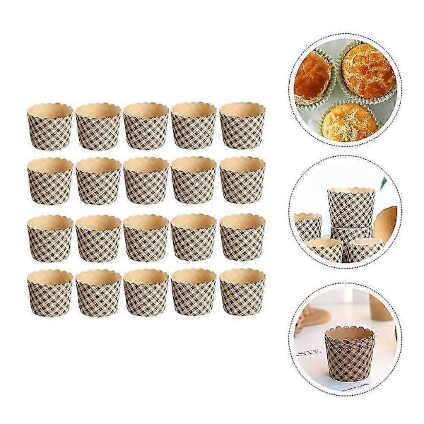 100 stk. Julekrybbe Dekor Mini Kageforme Bage Muffinforme Cupcake Papir Muffinforme Bage Cupcake Form