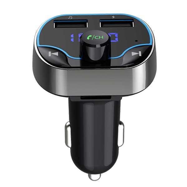 T24 Dobbel USB-porter Billader Håndfri MP3-spiller Bluetooth-kompatibel Radiosender