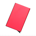 Pop-Up Kortholder - Aluminium Hus - (RFID Sikker) Sort silver