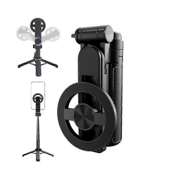 4-i-1 Multifunktionell Magnetisk Selfiestick, Universell 360° Rotation