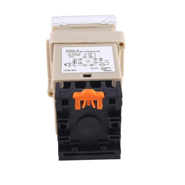 1 st E5c2 DIN-skenmonterad Temperaturregulator 220v 0~399 Digital Display Pekarkontrollbrytare