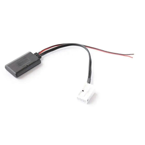 Bil 12Pin Bluetooth-modul Trådlös Radio AUX-in Aux Kabeladapter för E60 04-10 E63 E64 E61 E70 E9