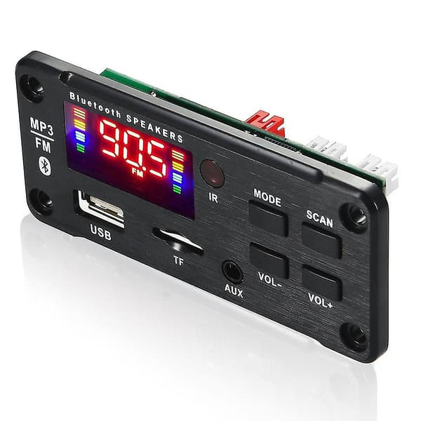 Mp3 Bluetooth Decoder Board 2x25w Usb Fm Radio Tf Usb 3.5 Mm Aux Musikafspiller Til Biltilbehør D