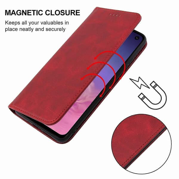 Magnetiskt läderfodral för Samsung Galaxy S10e
