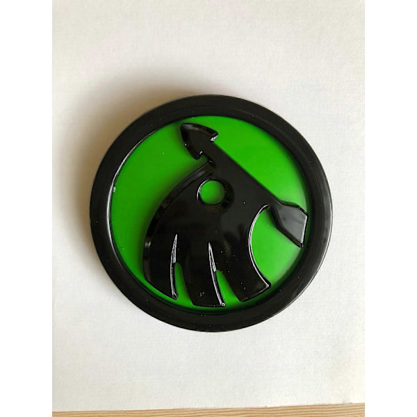 2 st Emblem Skoda Fabia Fram 90mm+bak 80mm