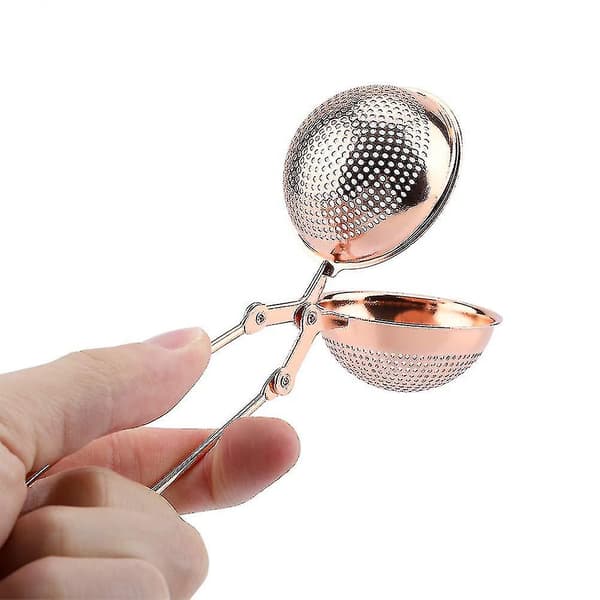 Te-infuser, te-si af rustfrit stålnet, bærbar te-si, te-si med langt håndtag, te St Ft