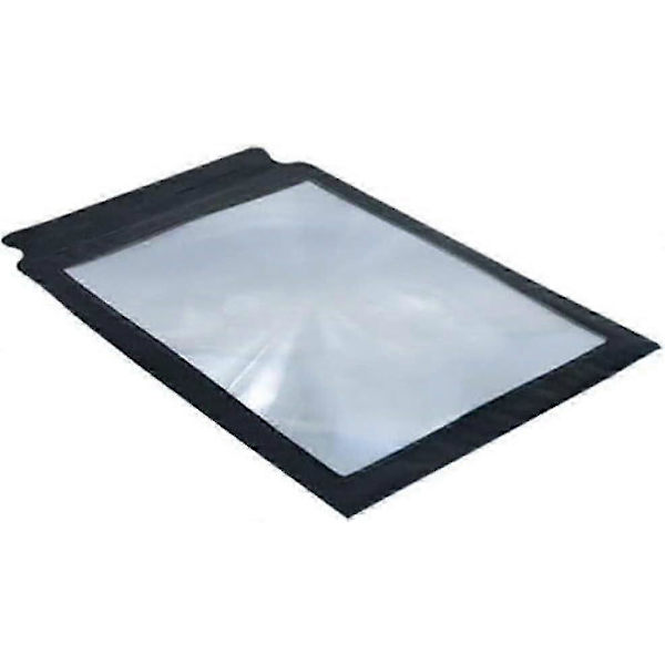 A4 Stor Ark Forstørrelsesglas - 10X Forstørrelse til Boglæsning