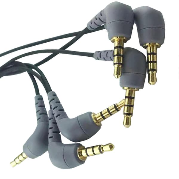 3,5 mm til TRRS mikrofonkabeladapter 3,5 mm hun TRRS mikrofonadapter til SC3/SC4 mikrofonkameraoptagelse