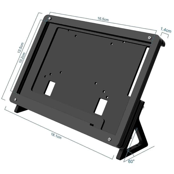 7 Tums LCD Akrylfäste Kontaktskärmsfodral Hållarfäste För 3 Model B+